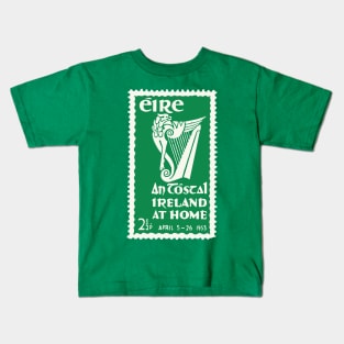 Ireland At Home Stamp Kids T-Shirt